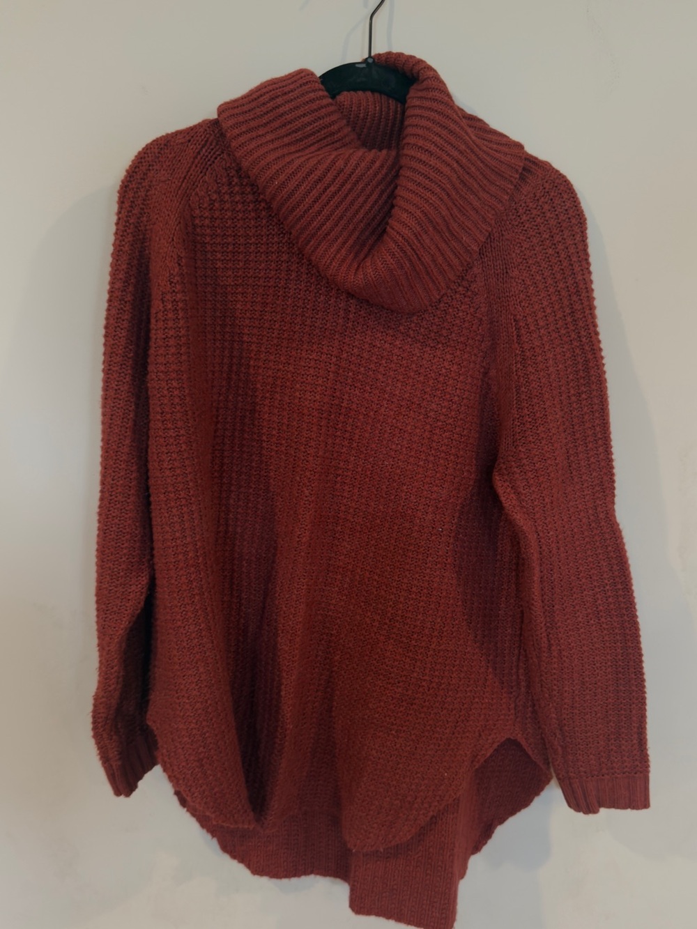 a new day Rust Cowl Neck Knit Sweater